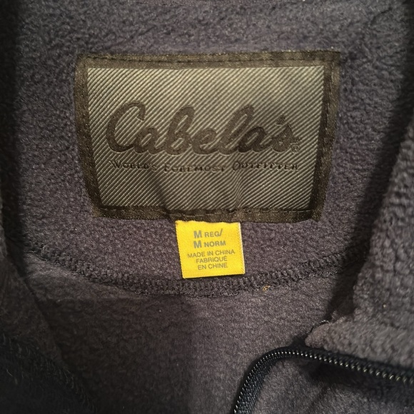 Cabellas men’s field vest size medium navy - Picture 2 of 3